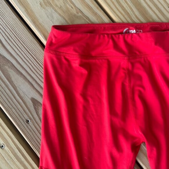 Zyia active leggings Kids Girls Red ombre gradient Large 12-14 - Picture 5 of 9